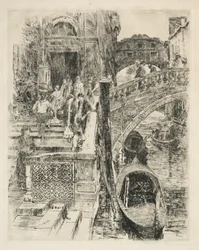Pont des Soupirs, Venise, 1883
