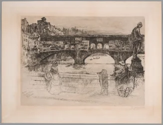 Ponte Vecchio, Florence (Première plaque)