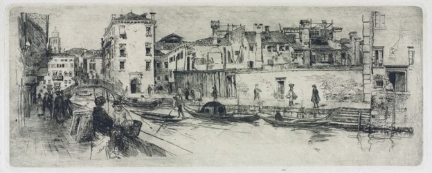 Canal San Trovasso, Venise, 1883