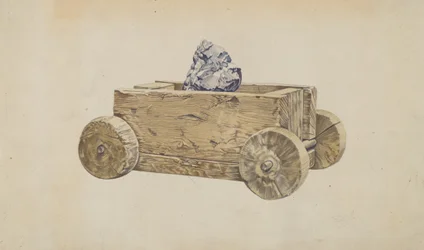 Chariot de mineur, vers 1937
