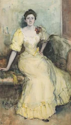 La fille jaune