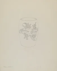 Mug en verre Bohème américain