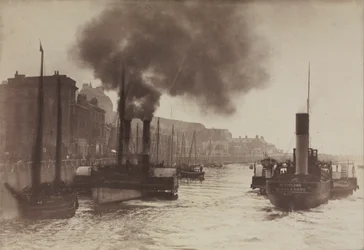 Scène de port sans titre, vers 1880