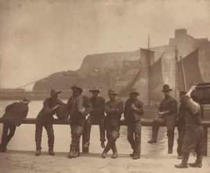 Pêcheurs de Whitby, vers 1885