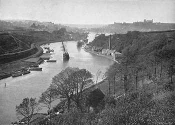 Whitby, depuis Larpool, vers 1896