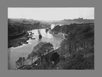 Whitby, depuis Larpool, c1900