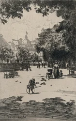 Jardin du Luxembourg, 1915