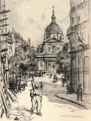 Place de la Sorbonne, 1915