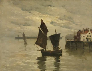 Scène de port