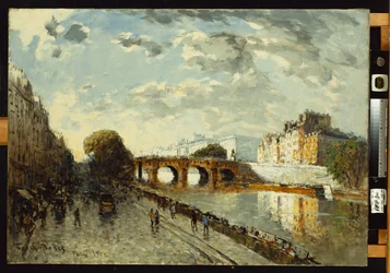 La Seine à Paris, Quai des Augustins, 1922
