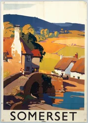 "Somerset", affiche GWR, vers 1930 (impression)