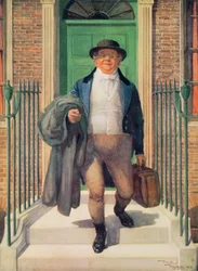 M. Pickwick quittant 48 Doughty Street