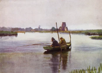 Norfolk Broads : Pêche à la brème près de l