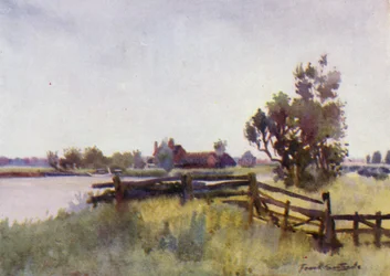 Norfolk Broads : Cottage de Green sous le pont d