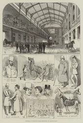 Croquis au dépôt de chevaux d