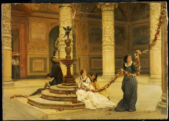 Le matin du festival - Italie centrale, 1876