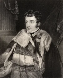 Charles Gordon Lennox, 5e duc de Richmond, gravé par H. Cook de 