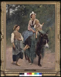 Famille de paysans italiens, date inconnue