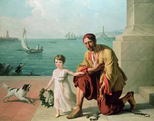 Allégorie représentant la libération des prisonniers français et italiens, 1806