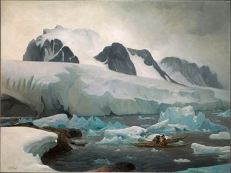 Kayaks esquimaux, 1842