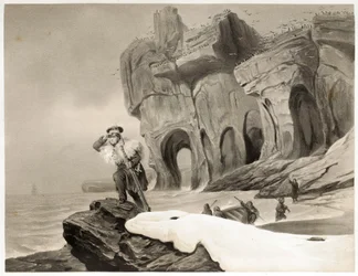 Île aux Ours de Voyages en Scandinavie, en Laponie, au Spitzberg et aux Féroé, pub. 1852