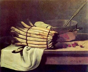 French : Nature morte aux asperges