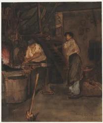 Étude pour La Forge: Souvenir de Le Tréfort