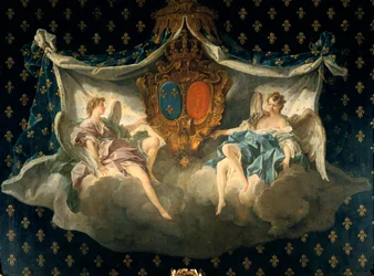 Allégorie de la France et de la Navarre, 1740