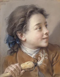 Garçon avec une carotte, 1738