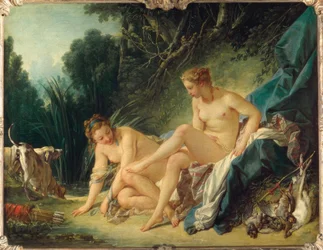 Diane sortant du bain