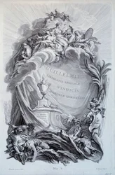 Frontispice pour une série de planches sur la tombe de Guillaume III, Prince d