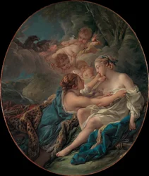 Jupiter sous les traits de Diane et Callisto