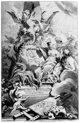 Les Grâces au Tombeau de Watteau, vers 1720-1770, 1924