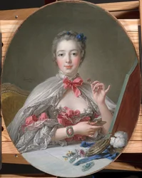 Madame de Pompadour à sa toilette, vers 1760