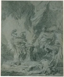 Mucius Scaevola met la main au feu
