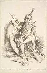 Autre soldat chinois, 1738-45