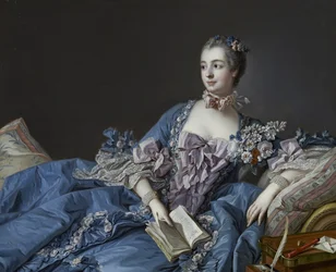 Portrait de la Marquise de Pompadour 1721-1764, vers 1758
