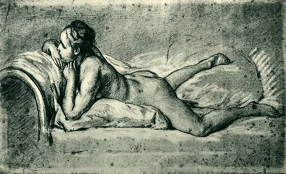 Nu féminin allongé, 1751, 1943