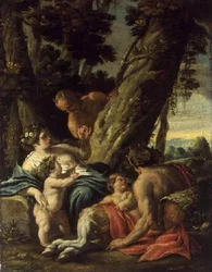 Satyre et nymphe, 18ème siècle