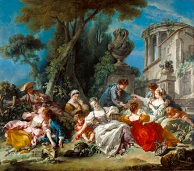 Les oiseleurs, 1748