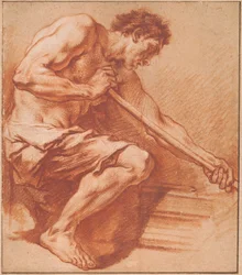 Ouvrier à une forge