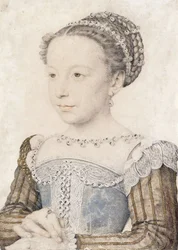 Portrait de Marguerite de Valois, 1553-1615, vers 1559