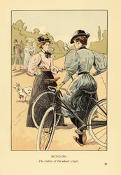 Cyclisme, les Dames de la roue en 1896
