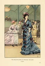 La patinoire du Bal Bullier en 1876