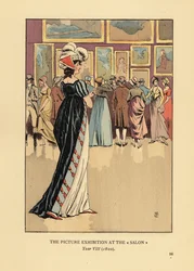Femme en robe élégante à l