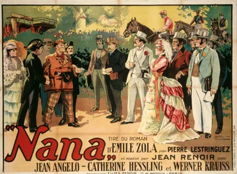 Affiche de film Nana par Jean Renoir