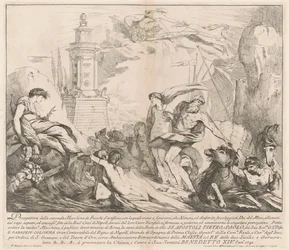 La seconde machine pour la Chinea de 1741 : Neptune et Amphitrite