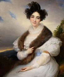 Portrait de Marie-Joséphine-Émilie Lafont-Porcher, c. 1827