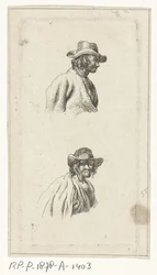 Deux bustes d