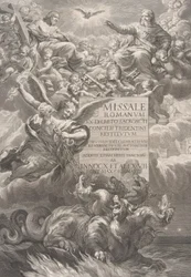 La Sainte Trinité avec Saint Michel terrassant un dragon à six têtes